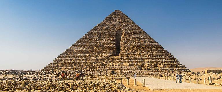 Hole in Giza Pyramid
