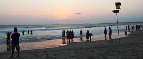 Sunset in the Goa Beach, India