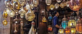A Lamp Shop in Khan El-Khalili