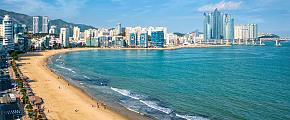 Gwangalli Beach in Busan, South Korea
