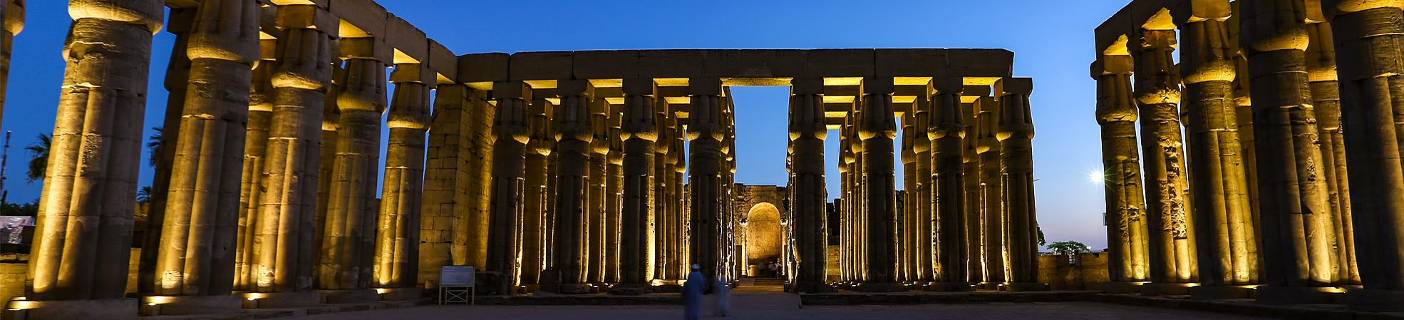Luxor Temple at Night