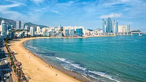 Gwangalli Beach in Busan, South Korea