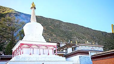 Tibetan architecture in Labrang Monastery