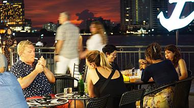 Bangkok Nightlife Along Chao Phraya River