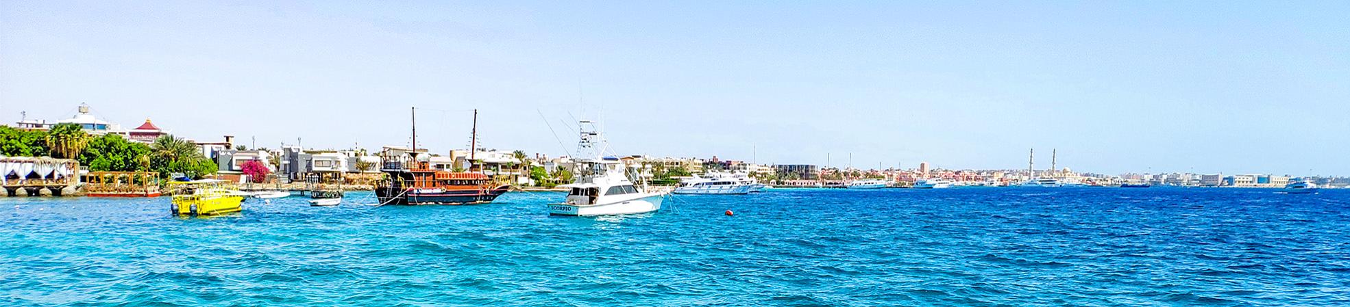 Boats on the Red Sea