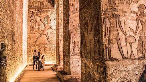 Inside Egyptian Temple