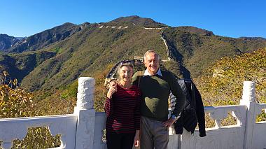 Odynovo customers on the Great Wall of China