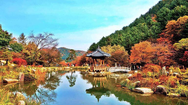 Follajes otoñales en Corea del Sur