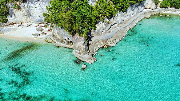 Bustling Beach in The Philippines