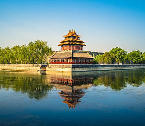 Corner tower at the Forbidden city