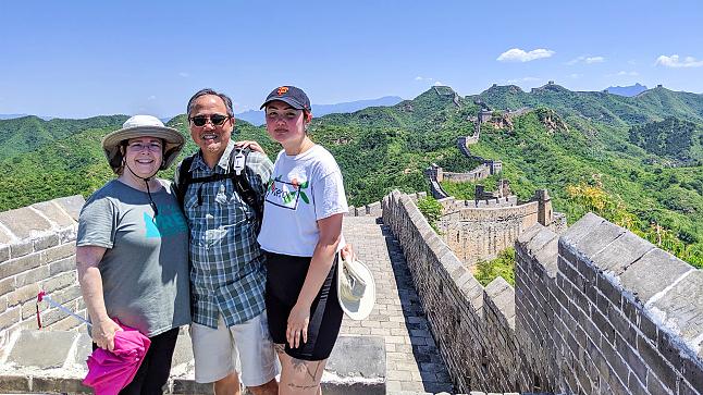 Keith and Family in Beijing
