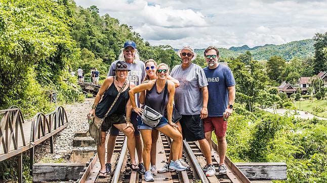 Kent and Friends in Kanchanaburi