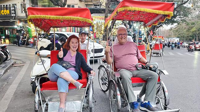 Freddye And Steven in Hanoi, Vietnam