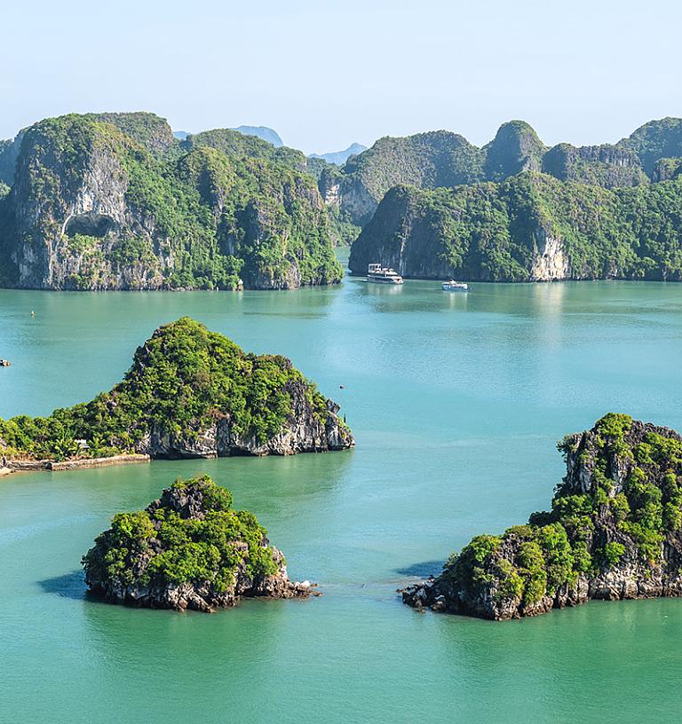 Seeing Halong Bay from the Sky