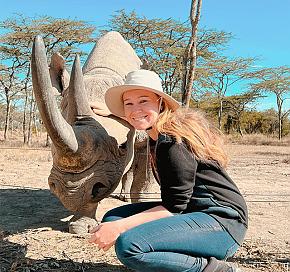 Amanda in Kenya, 2022