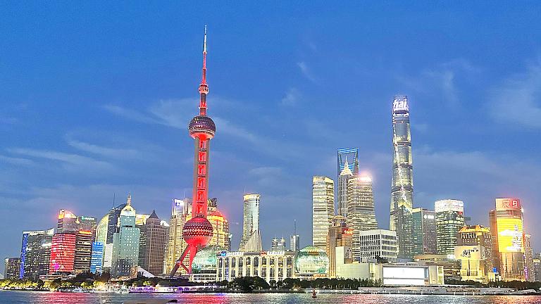 The bund in Shanghai