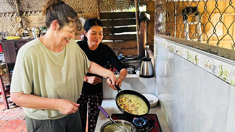 Clase de cocina en Vietnam