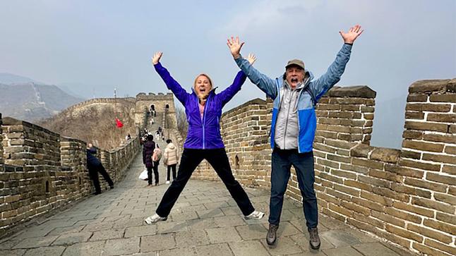 Jan and Mark on the Great Wall