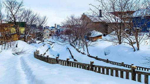 Sapporo nevado