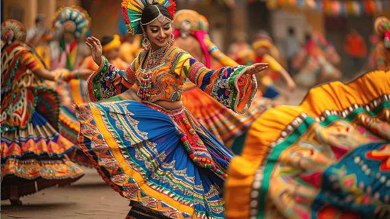 India Dancing Women