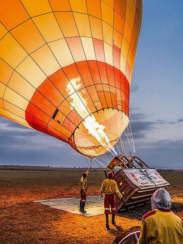 hot-air balloon safaris in Kenya