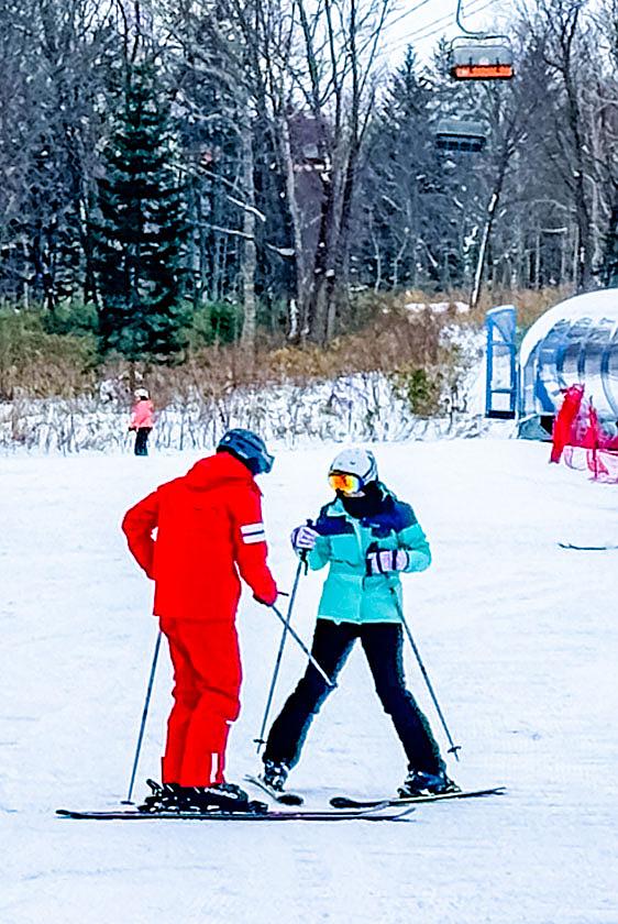 Skiing