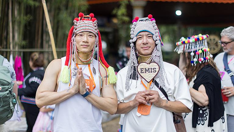 Our Staff on Yi Peng Lantern Festival