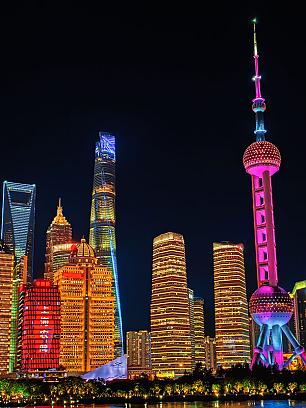 Panoramic view of Shanghai