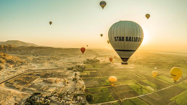 Hot Air Balloon Ride Over Luxor