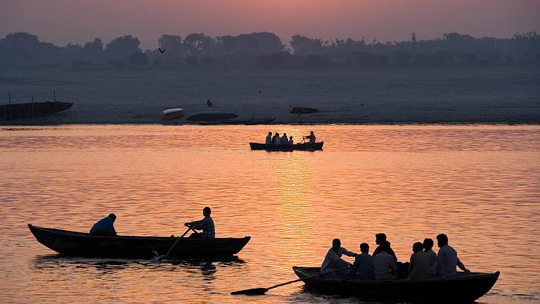 Sunrise Boat Ride on the Ganges