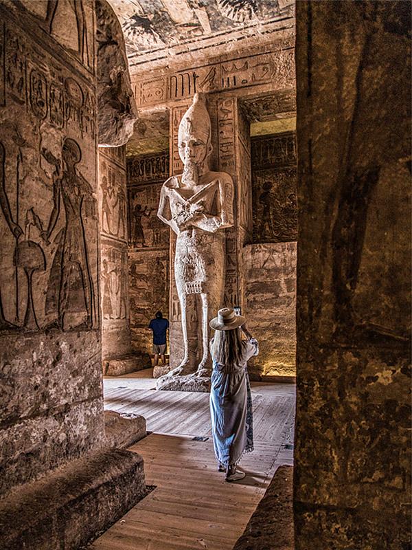 Inside the Great Abu Simbel Temple
