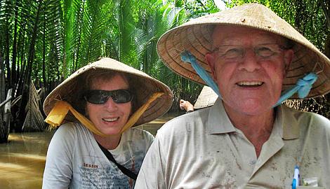 Mekong Delta boat ride in Vietnam