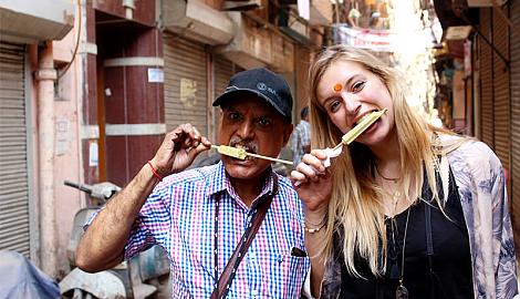 Street food tour in India