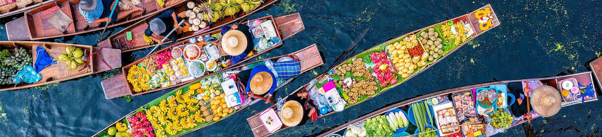 Southeast Asia Tours: Bangkok Floating Market