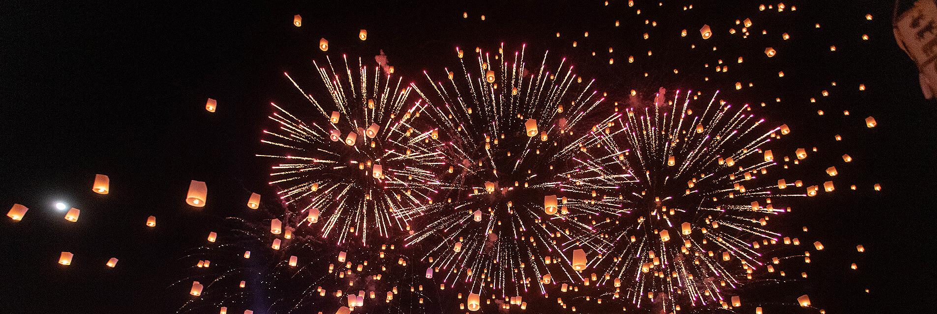 Festival de los faroles en Tailandia