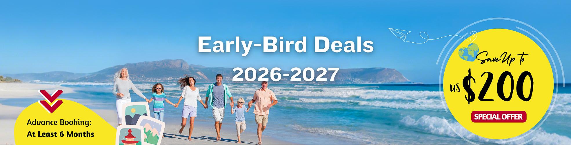 Early Bird Travel Deals