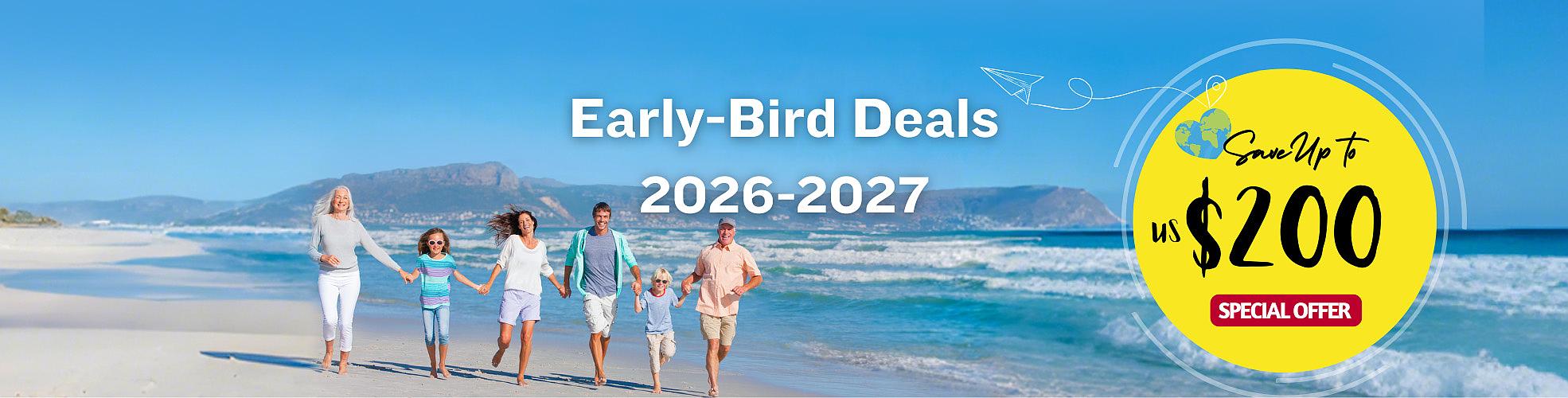 Early Bird Travel Deals