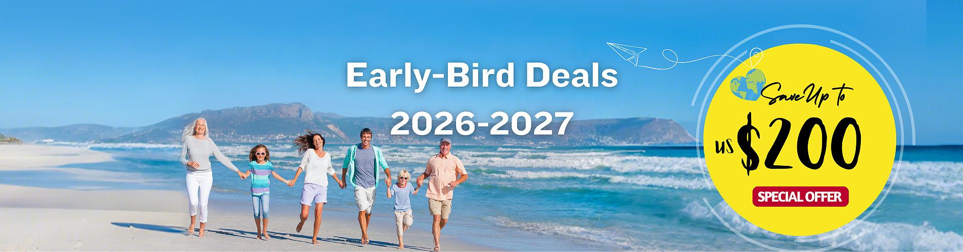 Early Bird Travel Deals