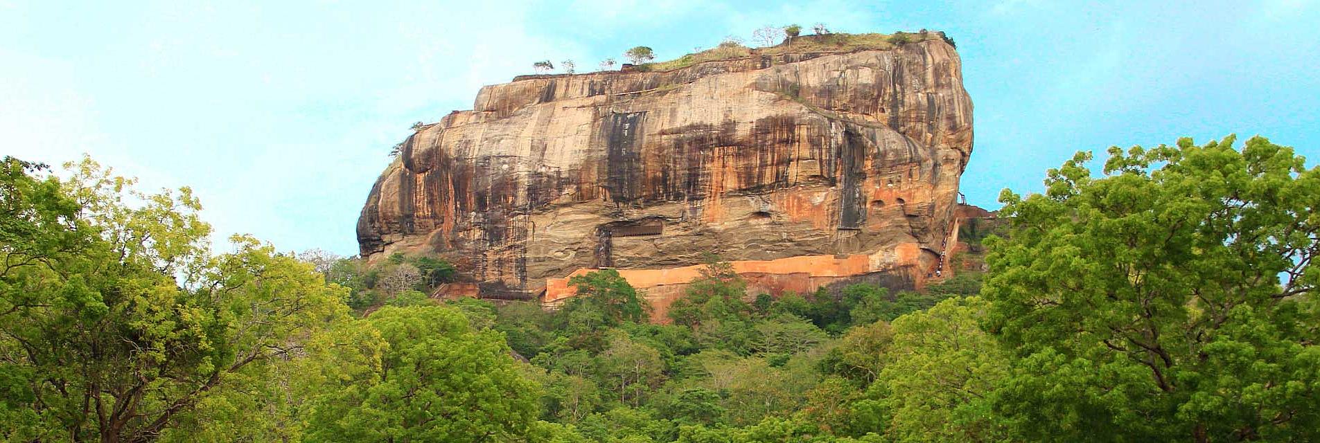 Roca del león en Sri Lanka