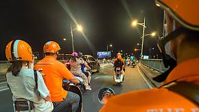 Saigon Foodie Tour After Dark by Vespa