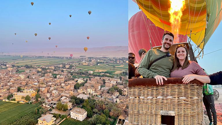 Sunrise Ballooning in Luxor