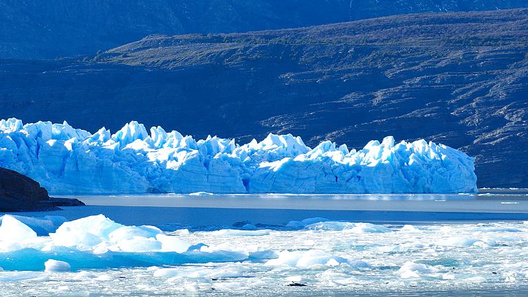 Grey Glacier in the Southern Patagonia