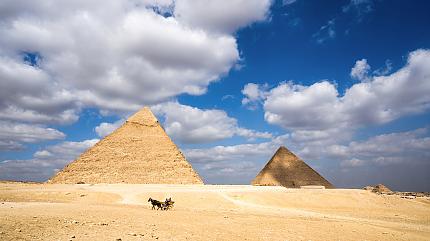 Giza Pyramids in Cairo