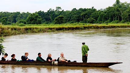 Canoe in Chitwan