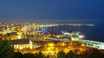 Night View of Baku City