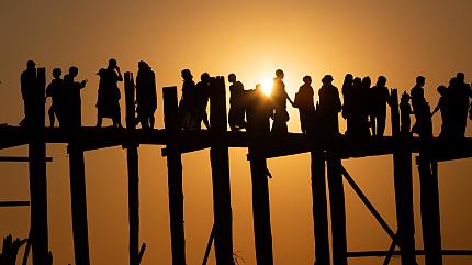 U Bein Bridge, Mandalay