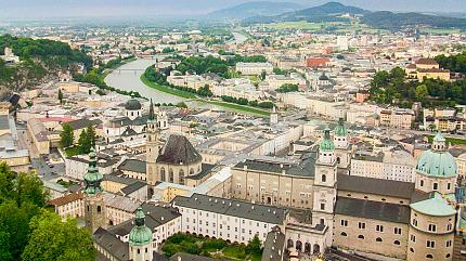 Salzburg City View, Austria
