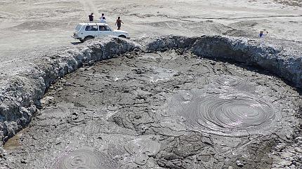 Bubbling Mud Volcanoes, Gobustan Reserve