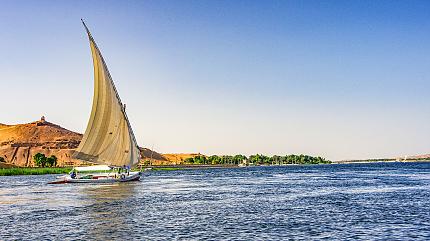 Egyptian Felucca Sail on the Nile