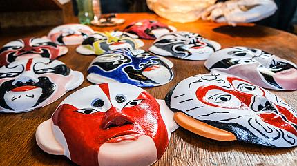 Peking Opera Facial Make-Up Painting Experience, Beijing